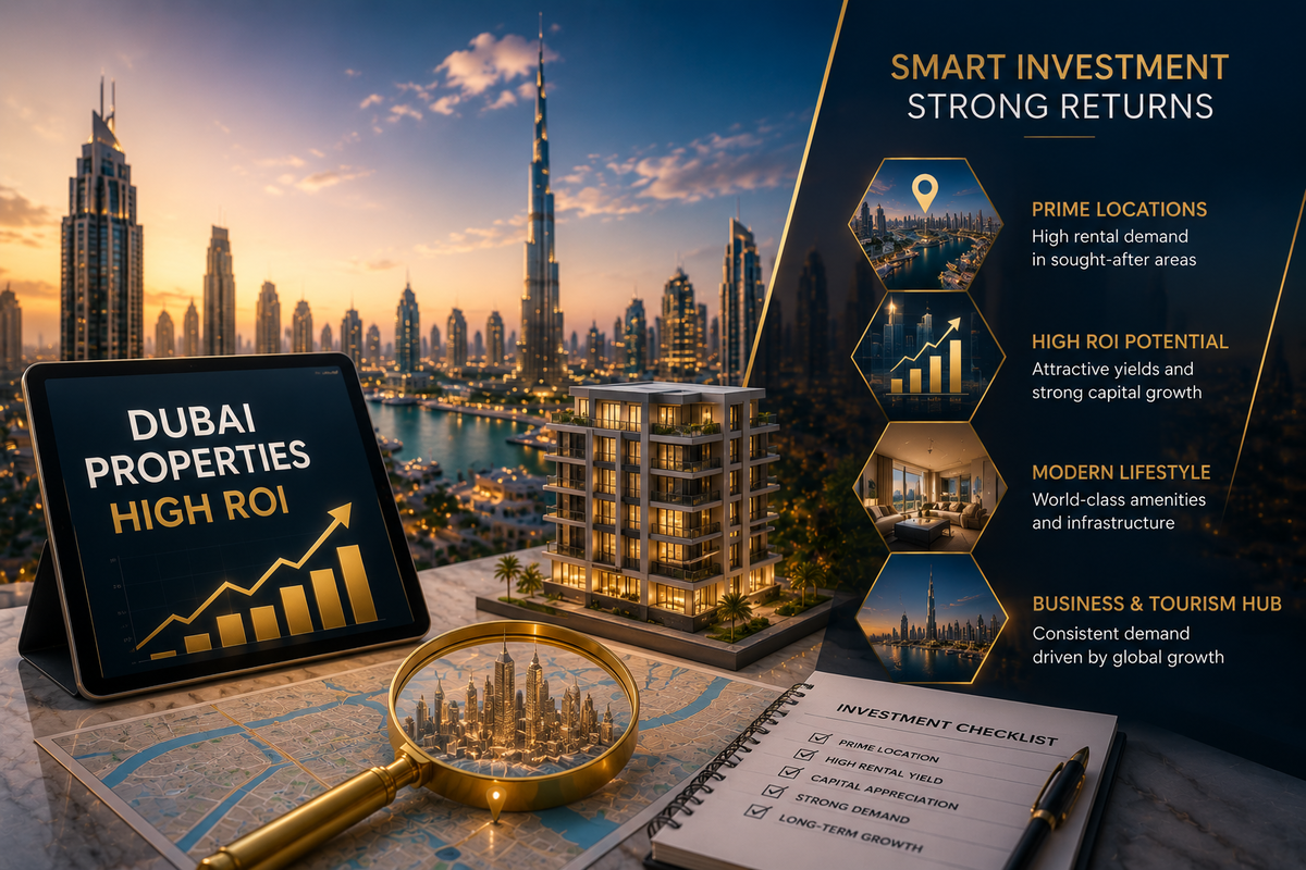 best dubai properties for high ROI