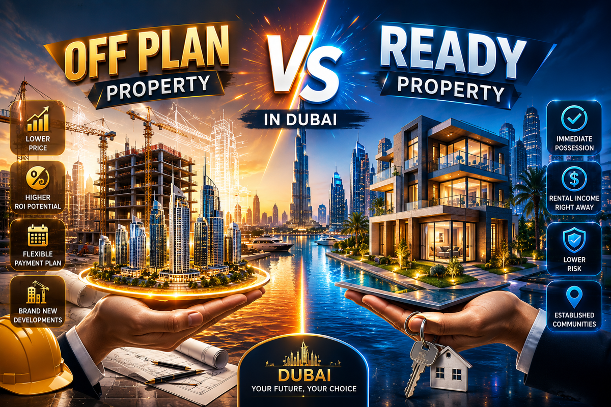 off plan vs ready property in Dubai