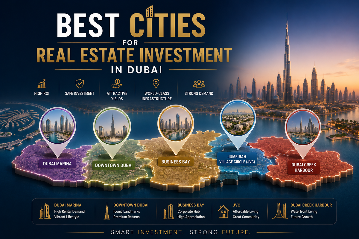 best cities for real estate investment in dubai 
