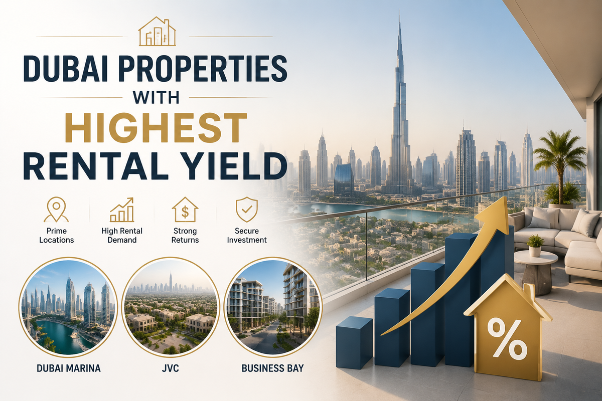 dubai properties with highest rental yield