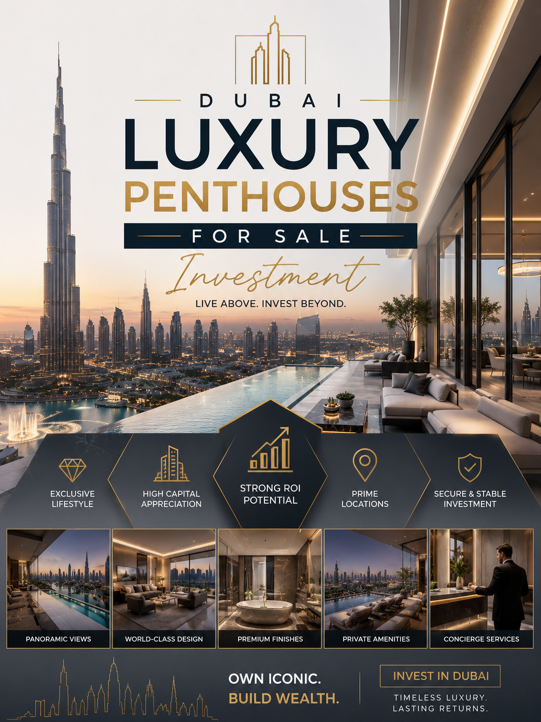 dubai luxury penthouses for sale investment 