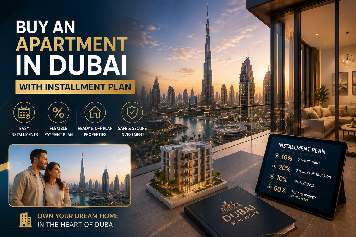 Buy an apartment in Dubai with installment plan