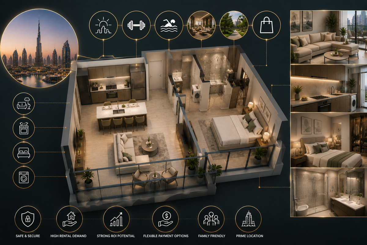 Buy an apartment in Dubai with installment plan