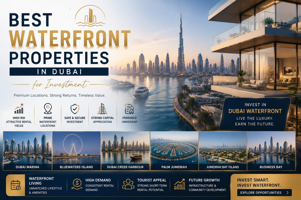 best waterfront properties in dubai for investment