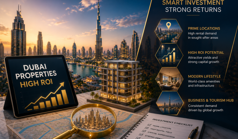 best dubai properties for high ROI
