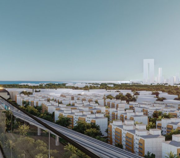Yes, the project offers family-friendly amenities such as children’s play areas, green spaces, a swimming pool, and nearby daily services.