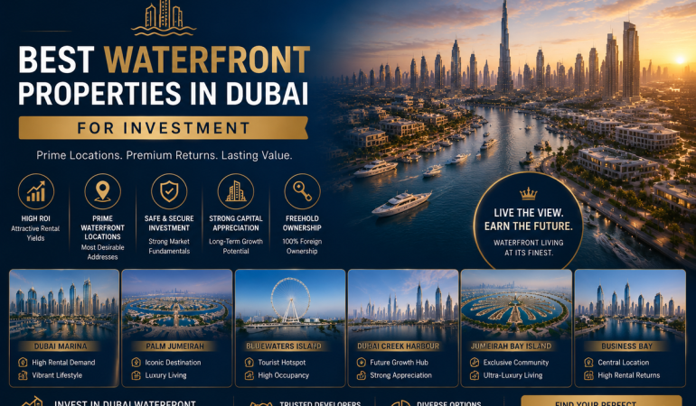 best waterfront properties in dubai for investment