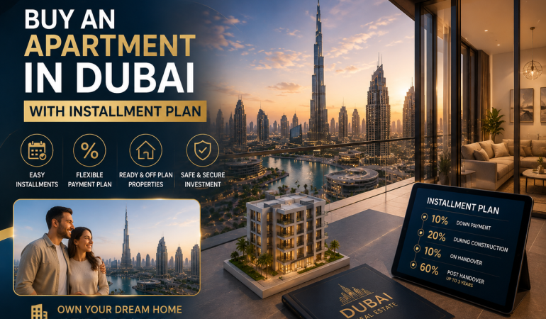 Buy an apartment in Dubai with installment plan