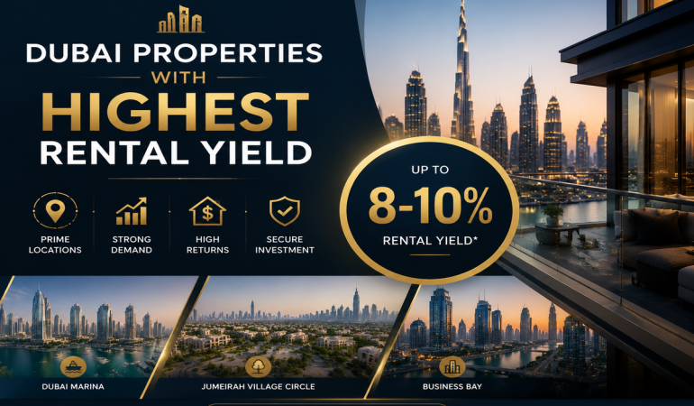 dubai properties with highest rental yield